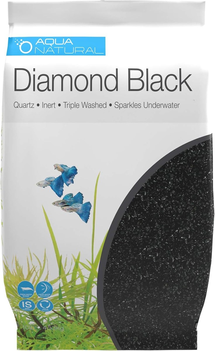 Aqua Natural Diamond Black Fine Gravel