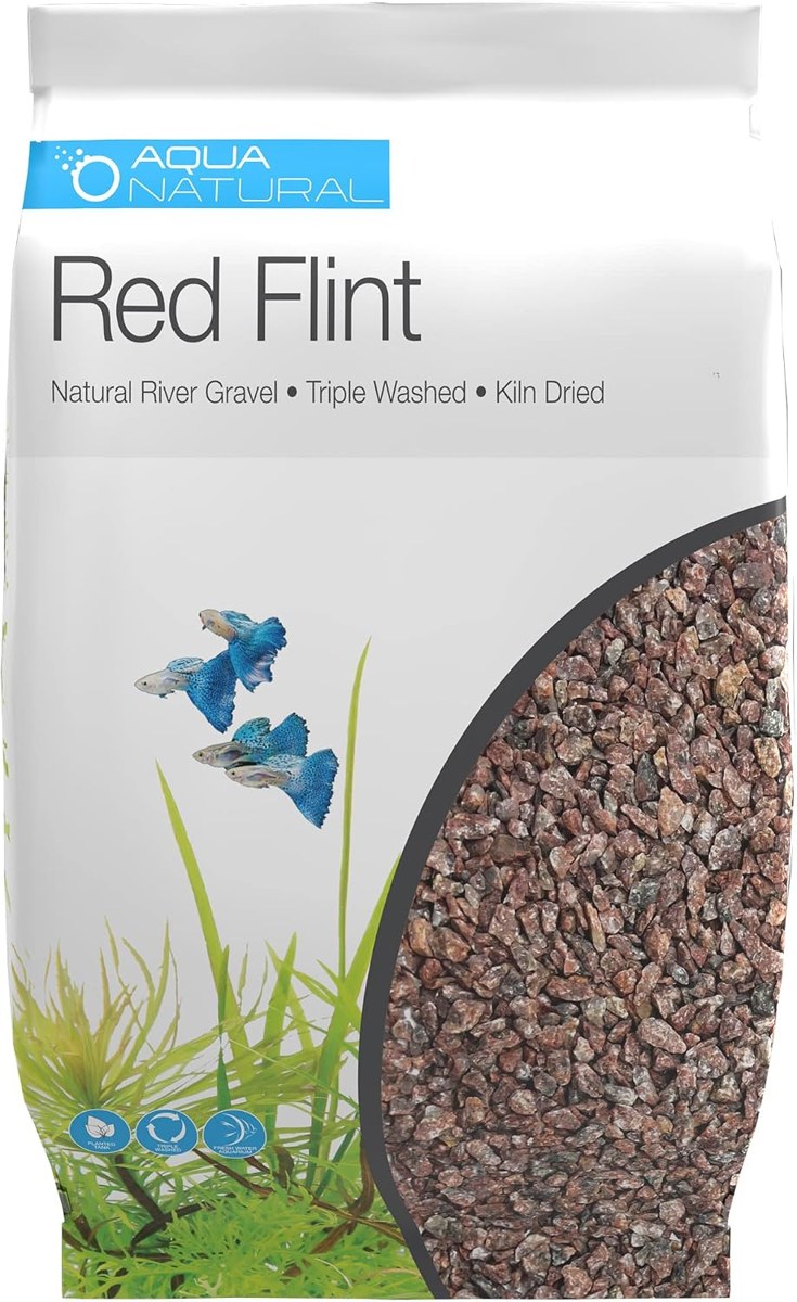 Aqua Natural Red Flint Gravel